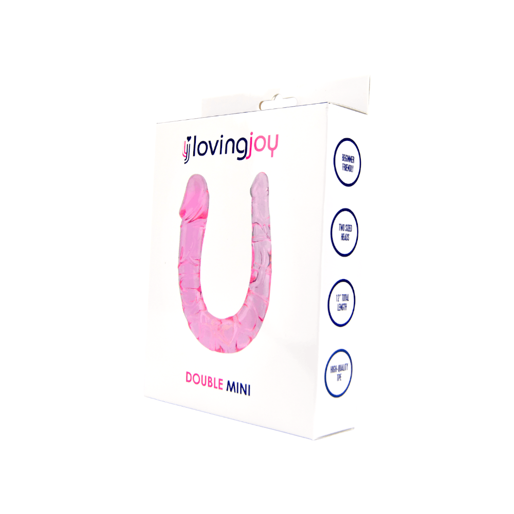 Loving Joy Double Mini Dildo Pink 6 Loving Joy Double Mini Dildo Pink - Image 5