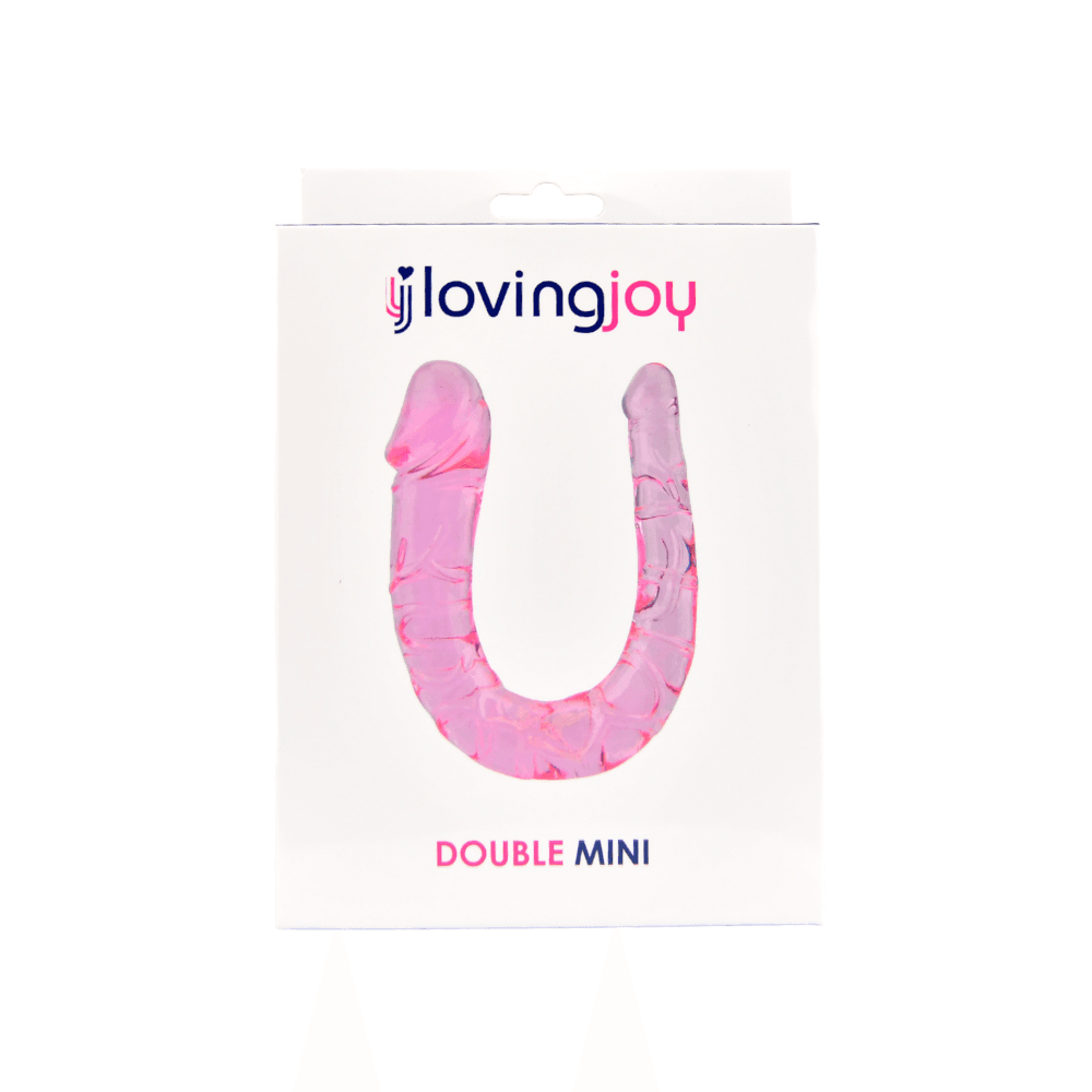 Loving Joy Double Mini Dildo Pink 5 Loving Joy Double Mini Dildo Pink - Image 4
