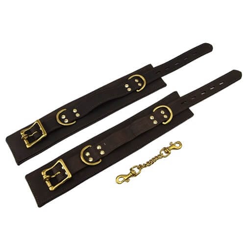 BOUND Nubuck Leather Ankle Restraints 4 BOUND Nubuck Leather Ankle Restraints - Image 3
