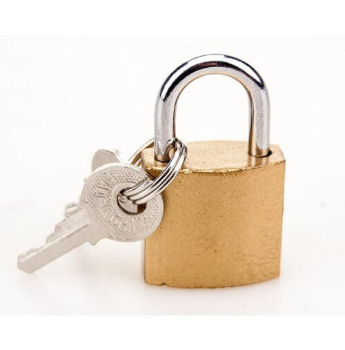 BOUND Padlock and Key 2 accessory