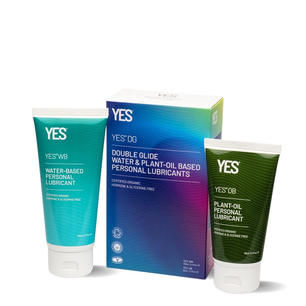 YES Double Glide Natural Lubricant Combo Pack 2 YES Double Glide Natural Lubricant Combo Pack - Image 1