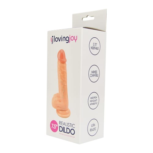 Loving Joy Realistic Dildo with Balls and Suction Cup 7.5 Inch 9 Loving Joy Realistic Dildo with Balls and Suction Cup 7.5 Inch - Image 8