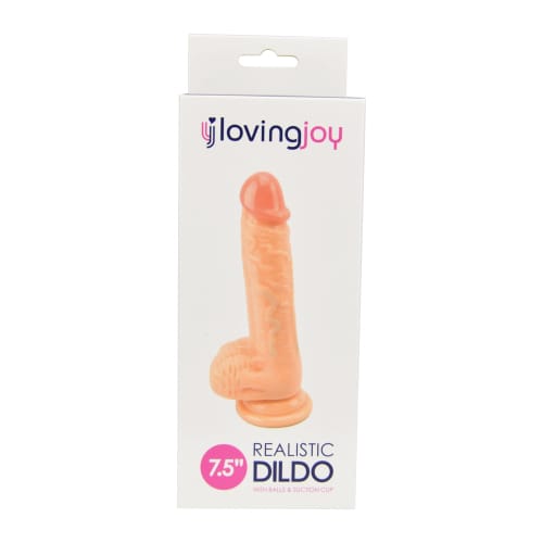 Loving Joy Realistic Dildo with Balls and Suction Cup 7.5 Inch 8 Loving Joy Realistic Dildo with Balls and Suction Cup 7.5 Inch - Image 7