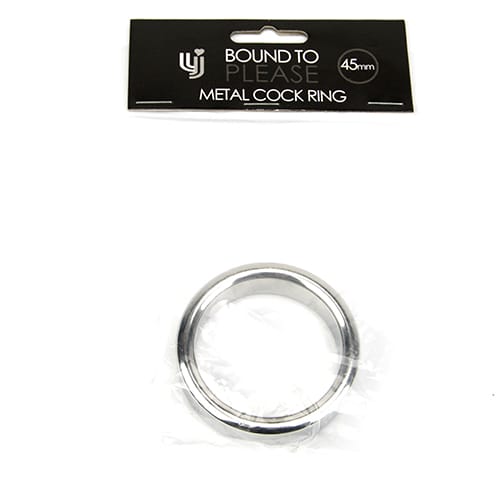 Bound to Please Metal Cock and Ball Ring - 45mm 8 Bound to Please Metal Cock and Ball Ring - 45mm - Image 7