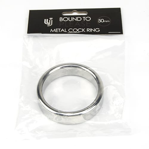 Bound to Please Metal Cock and Ball Ring - 50mm 8 Bound to Please Metal Cock and Ball Ring - 50mm - Image 7