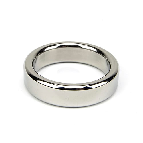 Bound to Please Metal Cock and Ball Ring - 50mm 2 cock ring