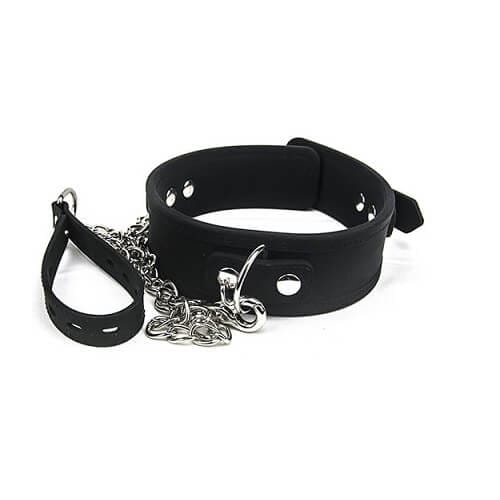 Bound to Please Silicone Collar and Lead Set 2 restraint