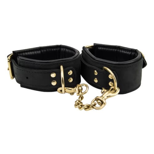 Bound Noir Nubuck Leather Slim Wrist Cuffs 5 Bound Noir Nubuck Leather Slim Wrist Cuffs - Image 4