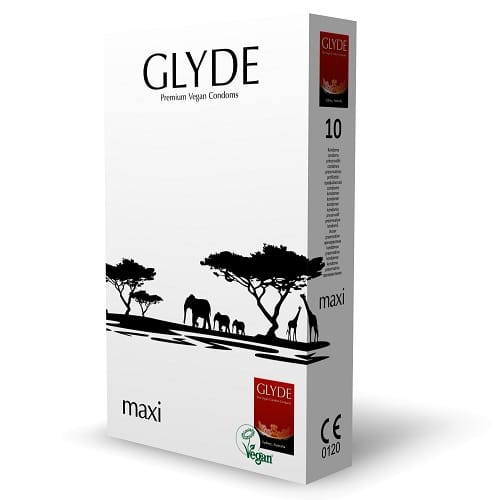Glyde Ultra Maxi Vegan Condoms 10 Pack 4 Glyde Ultra Maxi Vegan Condoms 10 Pack - Image 3