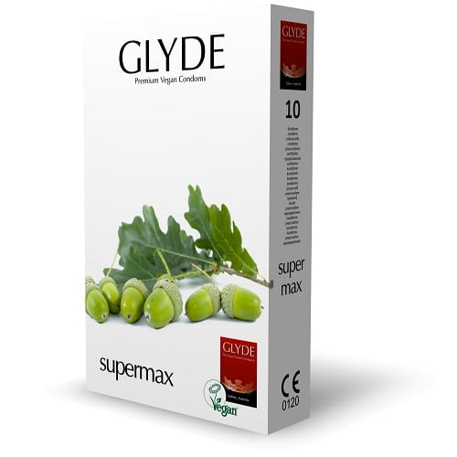 Glyde Ultra Super Max Vegan Condoms 10 Pack 4 Glyde Ultra Super Max Vegan Condoms 10 Pack - Image 3