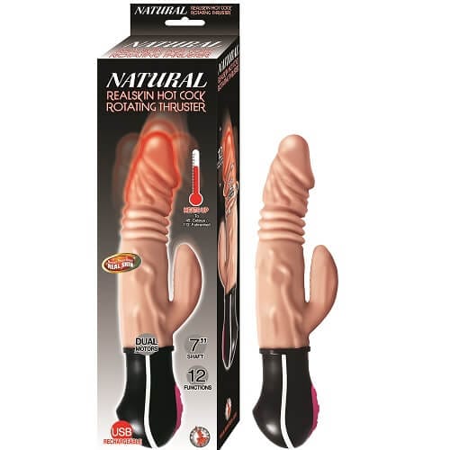 Realistic Warming and Thrusting Vibrating Dildo Flesh 6 Realistic Warming and Thrusting Vibrating Dildo Flesh - Image 5