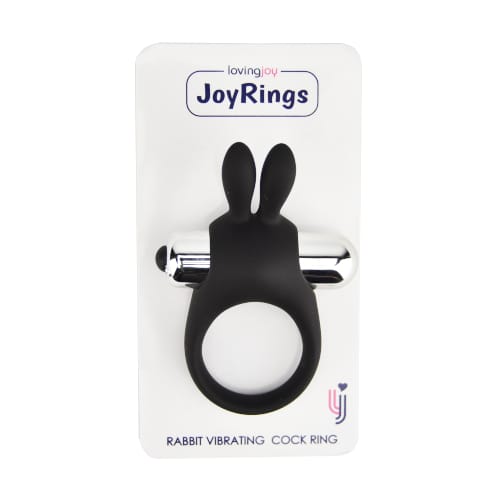 JoyRings Silicone Rabbit Vibrating Cock Ring 6 JoyRings Silicone Rabbit Vibrating Cock Ring - Image 5
