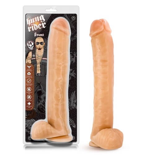 Hung Rider 14 Inch Large Realistic Dildo 6 Hung Rider 14 Inch Large Realistic Dildo - Image 5