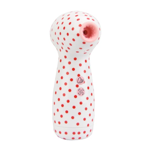 Loving Joy 2 in 1 Suction Vibrator Polka Dot 6 Loving Joy 2 in 1 Suction Vibrator Polka Dot - Image 5