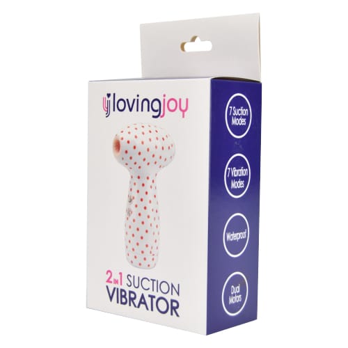 Loving Joy 2 in 1 Suction Vibrator Polka Dot 9 Loving Joy 2 in 1 Suction Vibrator Polka Dot - Image 8