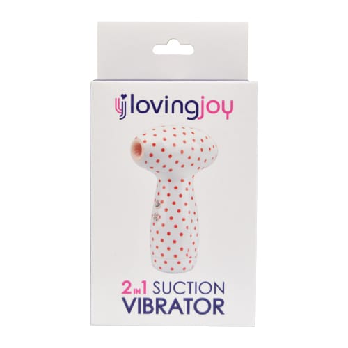 Loving Joy 2 in 1 Suction Vibrator Polka Dot 7 Loving Joy 2 in 1 Suction Vibrator Polka Dot - Image 6