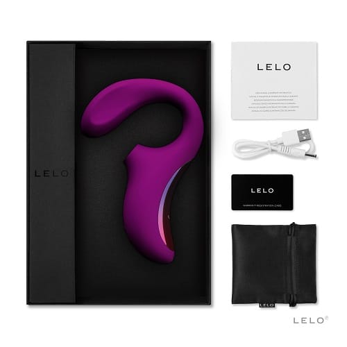 LELO Enigma Dual Stimulation Sonic Massager Deep Rose 5 LELO Enigma Dual Stimulation Sonic Massager Deep Rose - Image 4