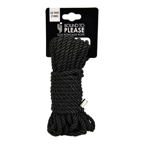 Bound to Please Silky Bondage Rope 10m Black 5 Bound to Please Silky Bondage Rope 10m Black - Image 4
