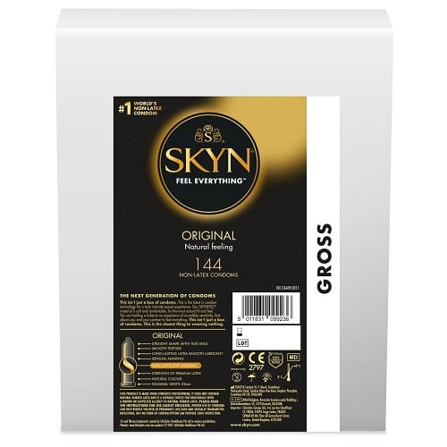 Mates SKYN Original Condom BX144 Clinic Pack 2 SKYN condoms clinic pack UK