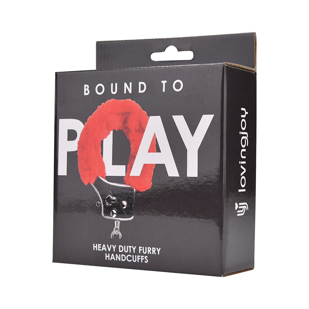 Bound to Play. Heavy Duty Furry Handcuffs Red 11 Bound to Play. Heavy Duty Furry Handcuffs Red - Image 10