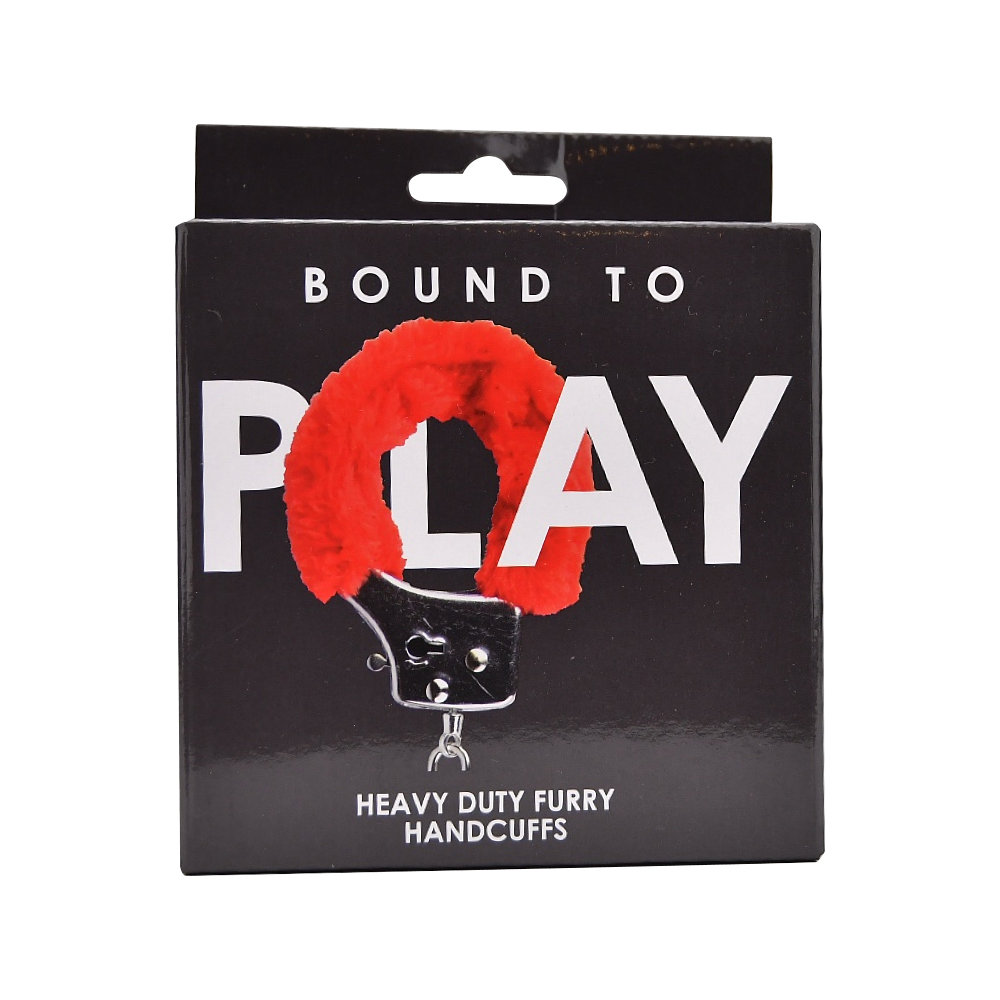 Bound to Play. Heavy Duty Furry Handcuffs Red 9 Bound to Play. Heavy Duty Furry Handcuffs Red - Image 8