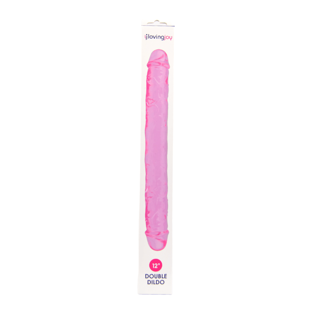 Loving Joy 12 Inch Double Dildo Pink 8 Loving Joy 12 Inch Double Dildo Pink - Image 8