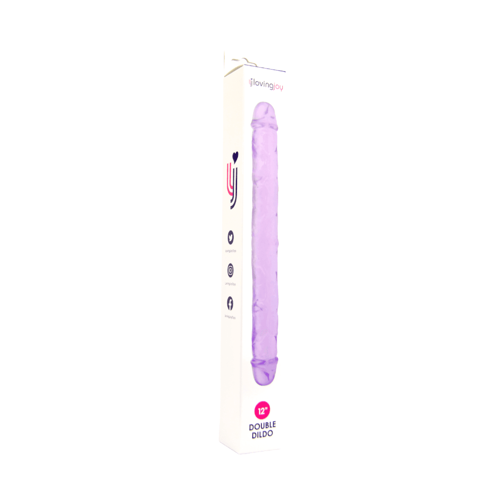 Loving Joy 12 Inch Double Dildo Purple 9 Loving Joy 12 Inch Double Dildo Purple - Image 8