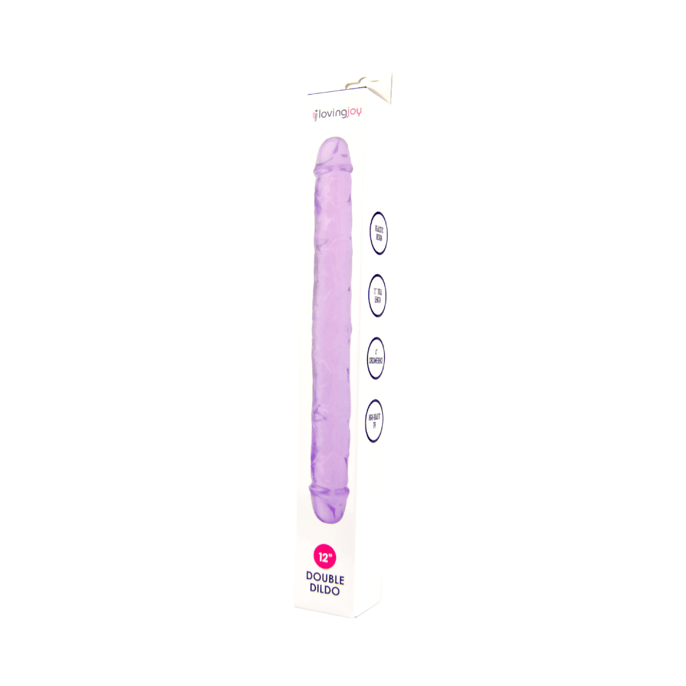 Loving Joy 12 Inch Double Dildo Purple 10 Loving Joy 12 Inch Double Dildo Purple - Image 9