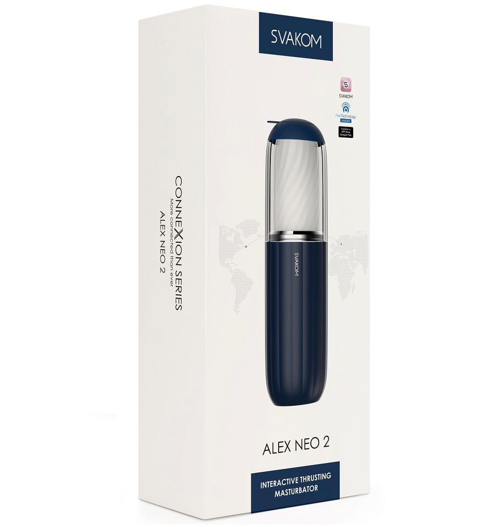 Svakom Alex Neo 2 Interactive App Controlled Thrusting Male Masturbator 8 Svakom Alex Neo 2 Interactive App Controlled Thrusting Male Masturbator - Image 7
