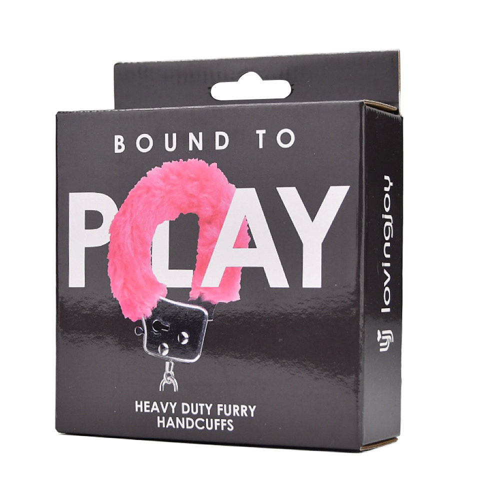 Bound to Play. Heavy Duty Furry Handcuffs Pink 8 Bound to Play. Heavy Duty Furry Handcuffs Pink - Image 7