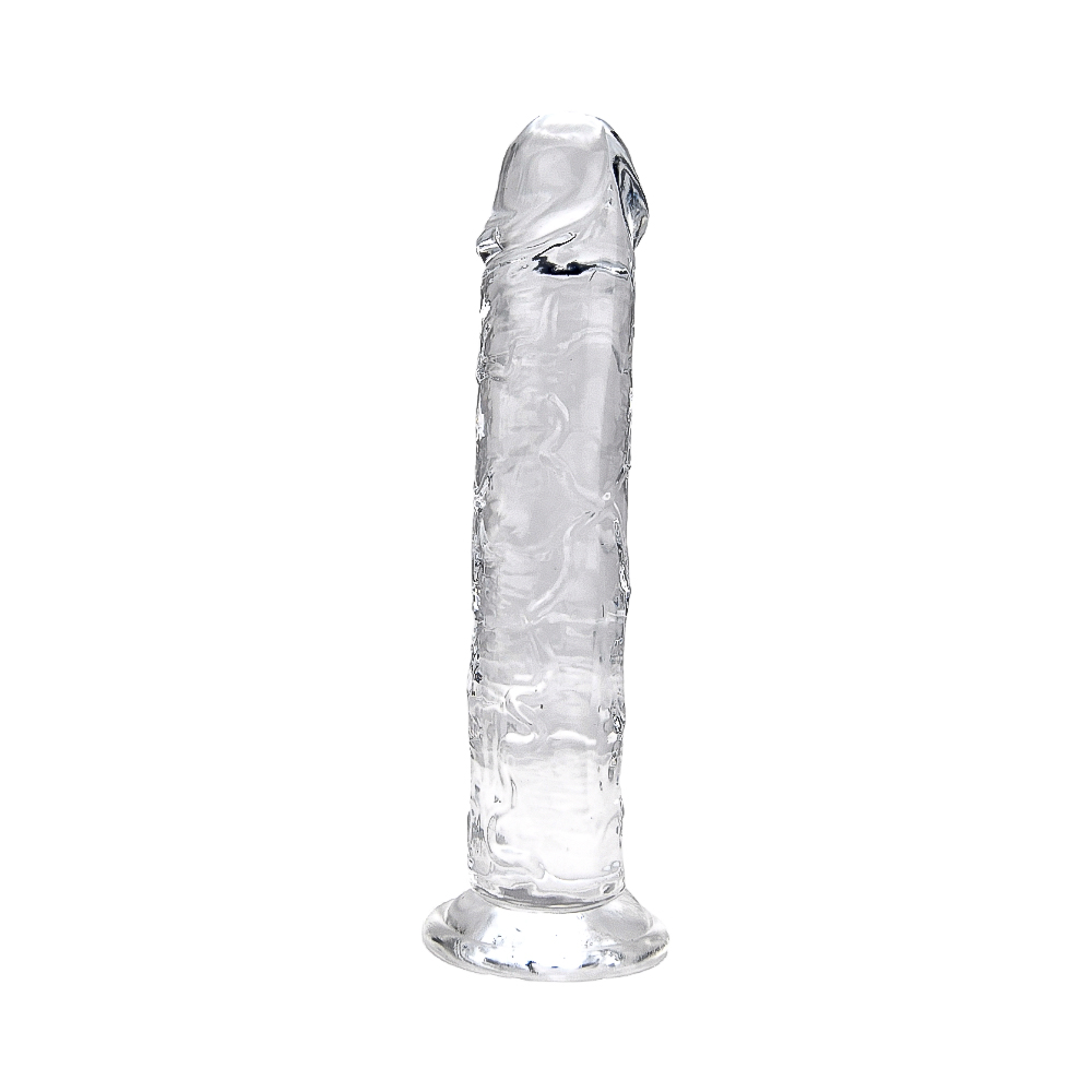 Loving Joy 7.5 Inch Suction Cup Dildo Clear 5 Loving Joy 7.5 Inch Suction Cup Dildo Clear - Image 4
