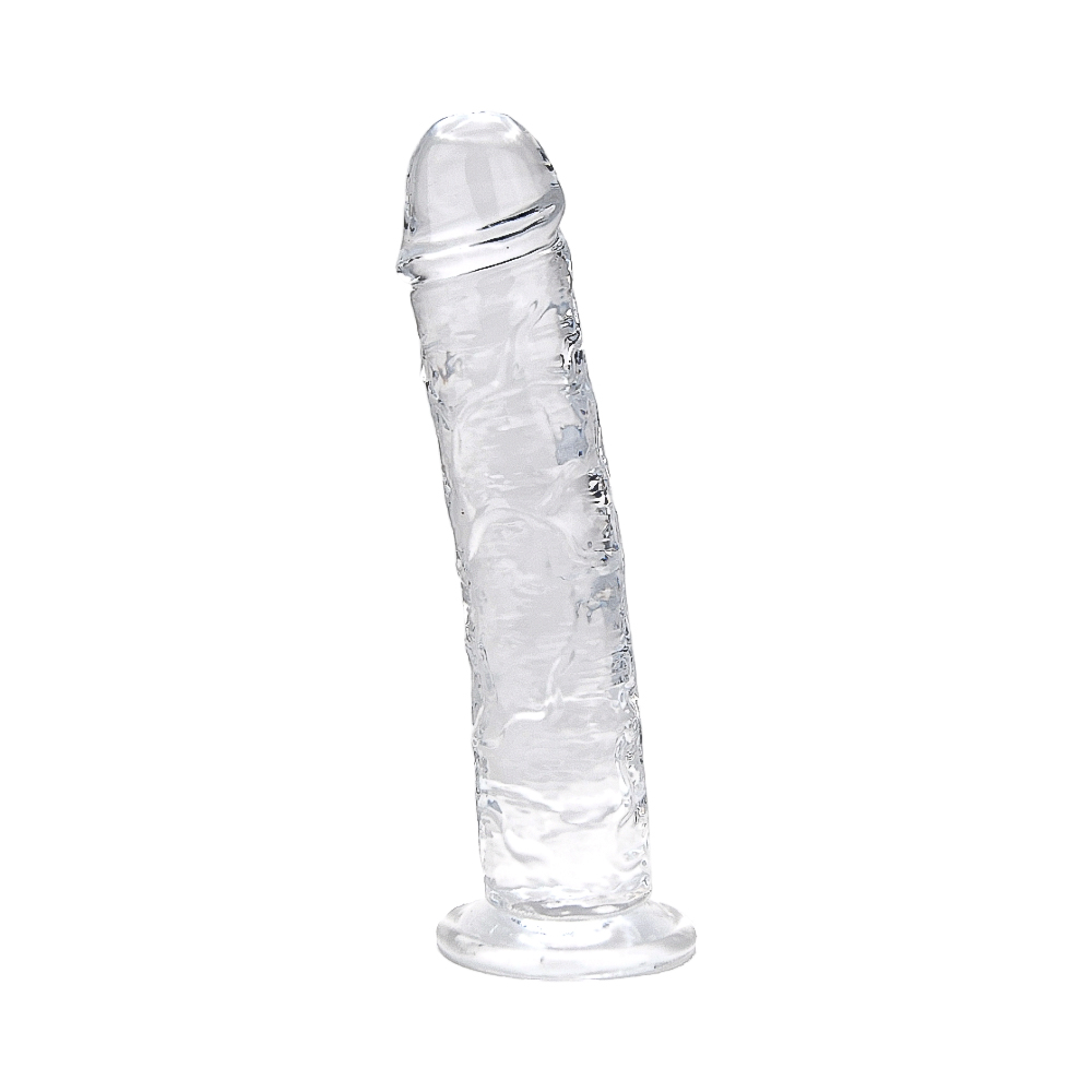 Loving Joy 8.5 Inch Suction Cup Dildo Clear 4 Loving Joy 8.5 Inch Suction Cup Dildo Clear - Image 3