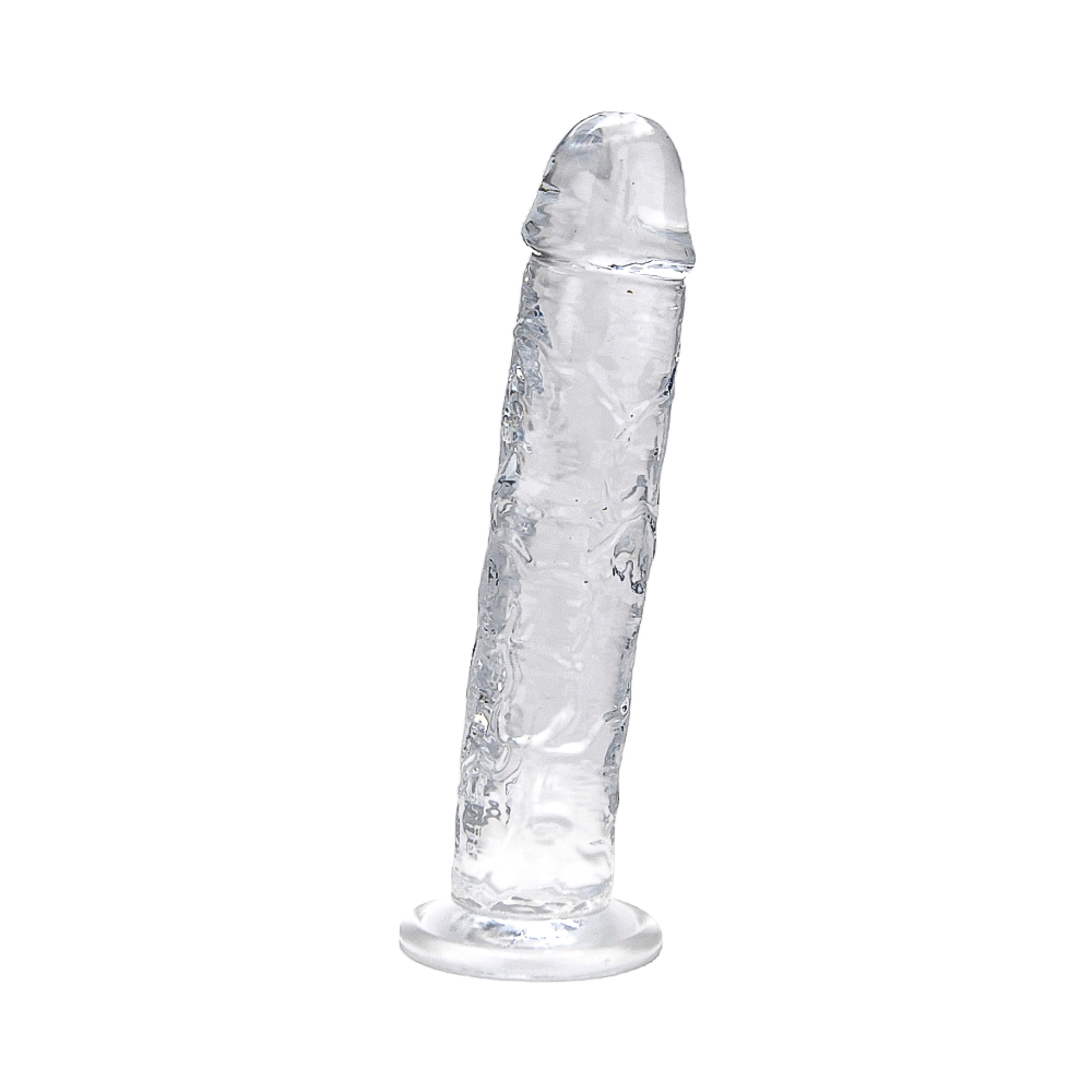 Loving Joy 8.5 Inch Suction Cup Dildo Clear 6 Loving Joy 8.5 Inch Suction Cup Dildo Clear - Image 5