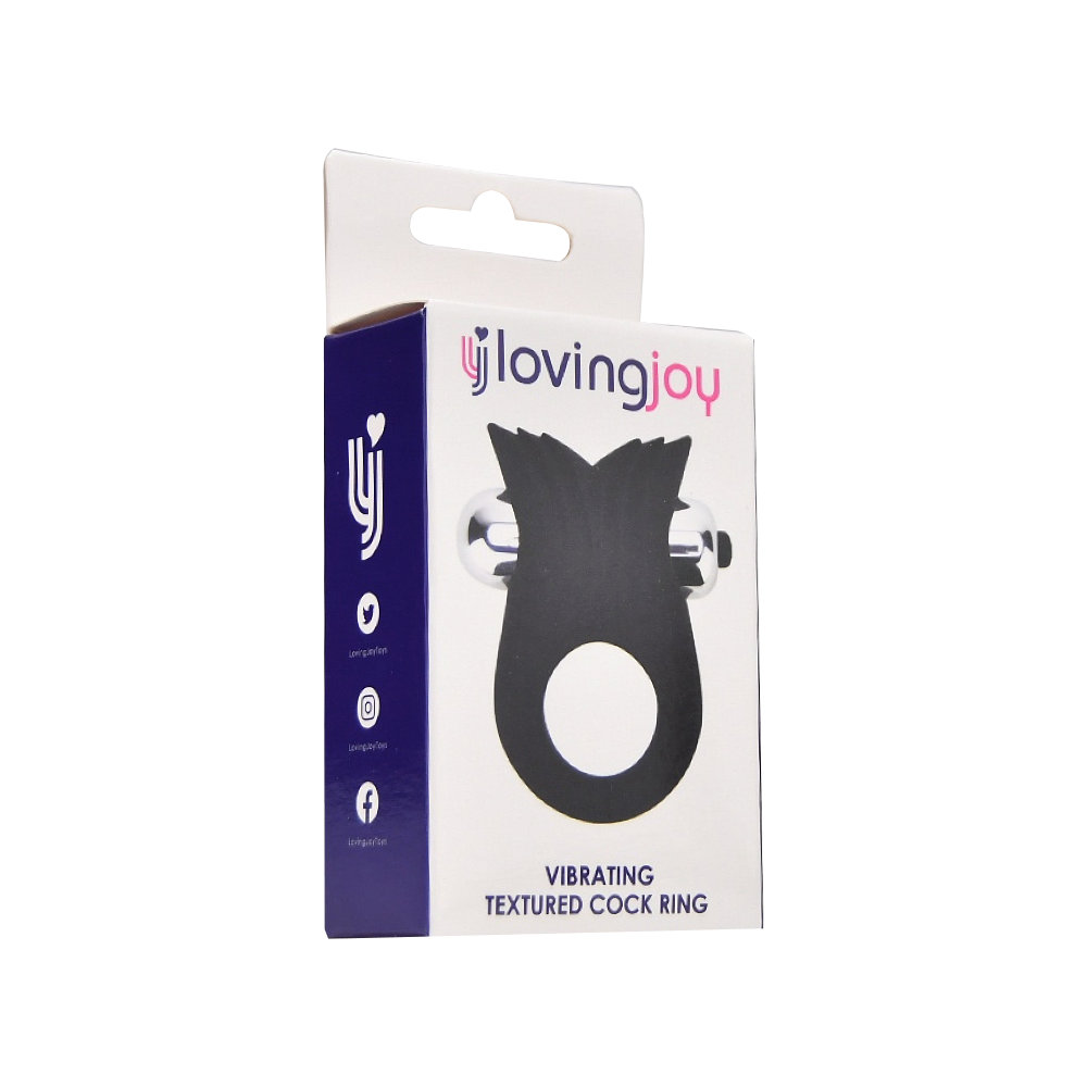 Loving Joy Silicone Vibrating Textured Cock Ring 9 Loving Joy Silicone Vibrating Textured Cock Ring - Image 8