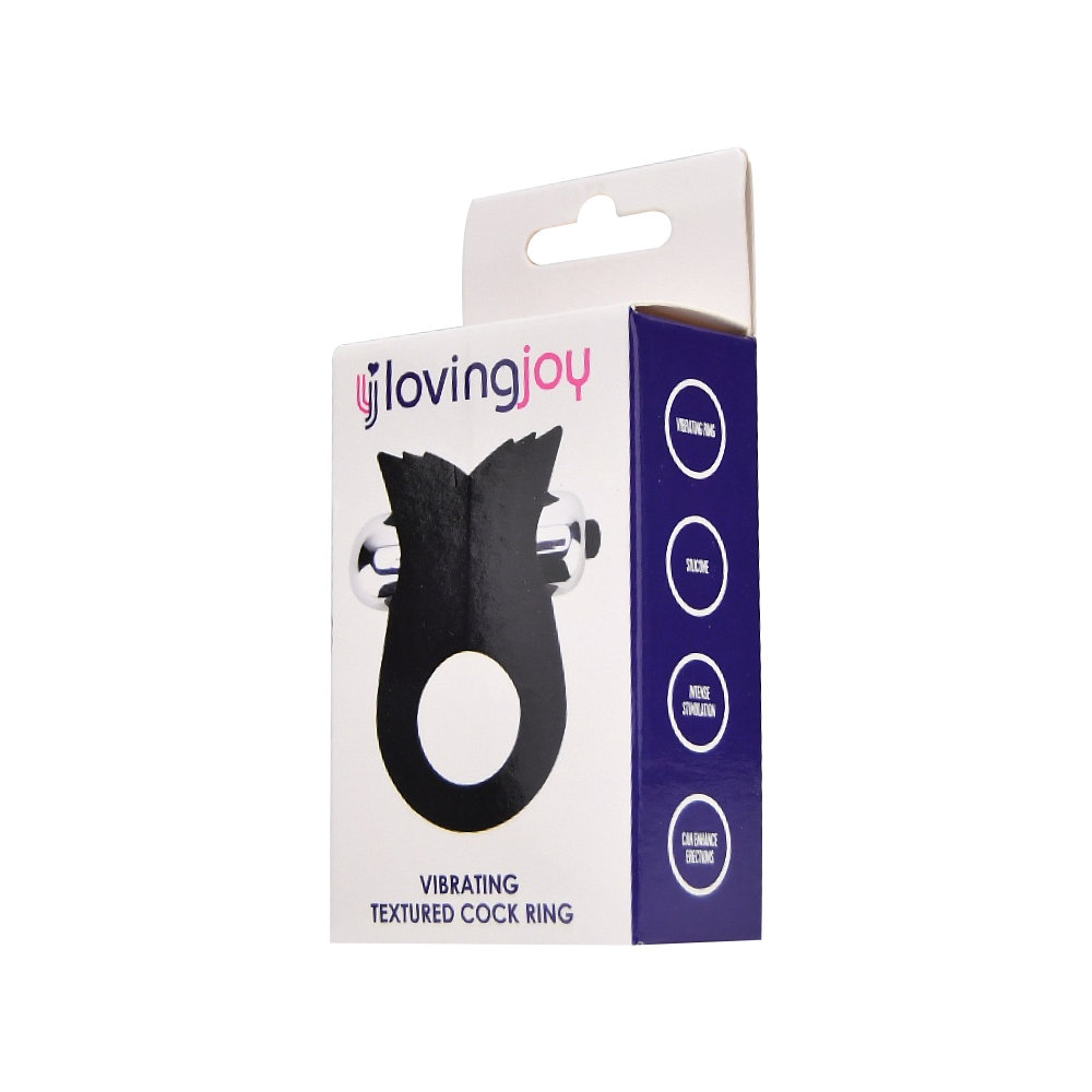 Loving Joy Silicone Vibrating Textured Cock Ring 8 Loving Joy Silicone Vibrating Textured Cock Ring - Image 7
