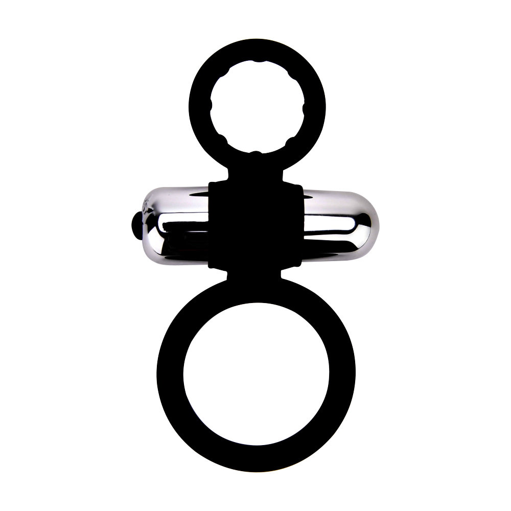 Loving Joy Silicone Vibrating Cock and Ball Ring 2 Loving Joy Silicone Vibrating Cock and Ball Ring - Image 1