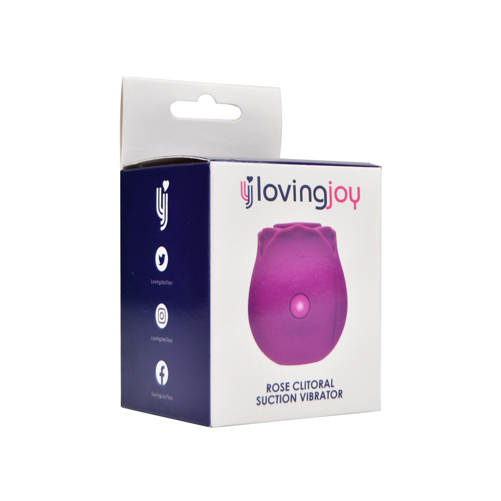 Loving Joy Rose Toy Clitoral Suction Vibrator Purple 9 Loving Joy Rose Toy Clitoral Suction Vibrator Purple - Image 9
