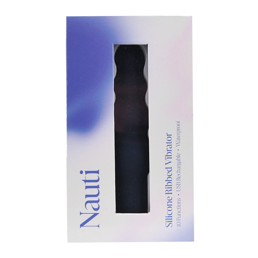 Nauti Silicone Ribbed Vibrator 7 Nauti Silicone Ribbed Vibrator - Image 6