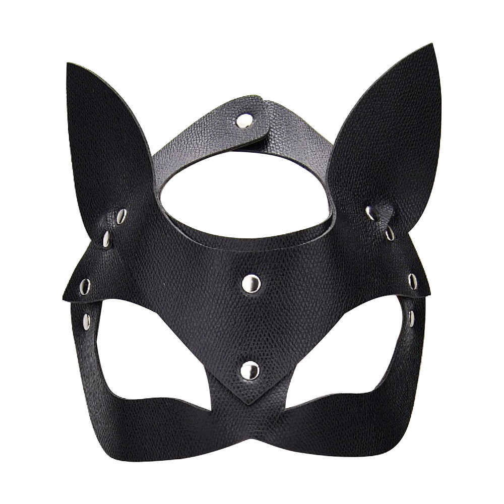 Bound to Play Kitty Cat Face Mask Black 4 Bound to Play Kitty Cat Face Mask Black - Image 3