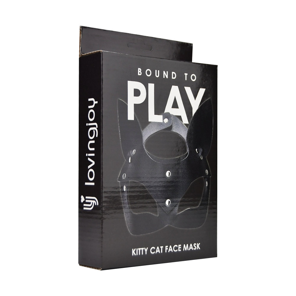 Bound to Play Kitty Cat Face Mask Black 7 Bound to Play Kitty Cat Face Mask Black - Image 6