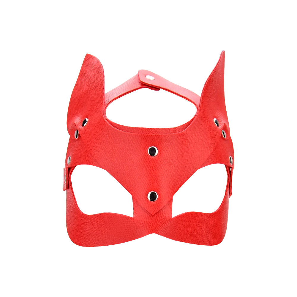 Bound to Play Kitty Cat Face Mask Red 4 Bound to Play Kitty Cat Face Mask Red - Image 3