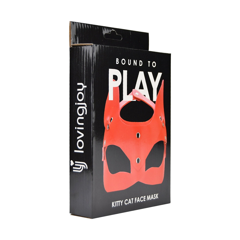 Bound to Play Kitty Cat Face Mask Red 7 Bound to Play Kitty Cat Face Mask Red - Image 6