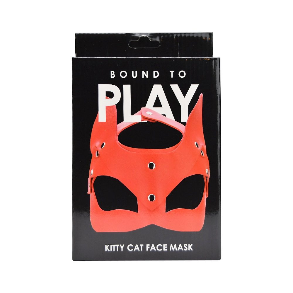 Bound to Play Kitty Cat Face Mask Red 5 Bound to Play Kitty Cat Face Mask Red - Image 4