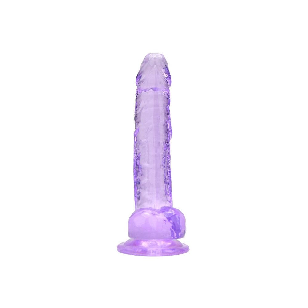 Loving Joy 7 Inch Dildo with Balls Purple 4 Loving Joy 7 Inch Dildo with Balls Purple - Image 3