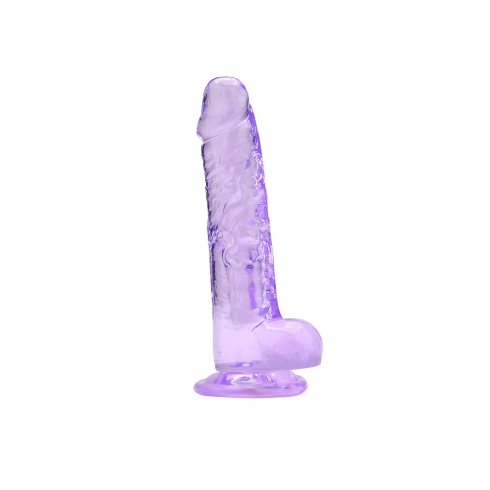 Loving Joy 7 Inch Dildo with Balls Purple 5 Loving Joy 7 Inch Dildo with Balls Purple - Image 4
