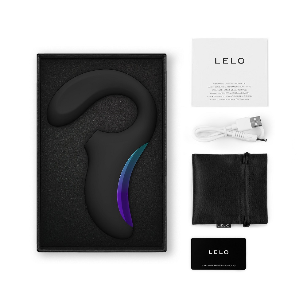 LELO Enigma Wave Dual Stimulation Sonic Massager Black 6 LELO Enigma Wave Dual Stimulation Sonic Massager Black - Image 5
