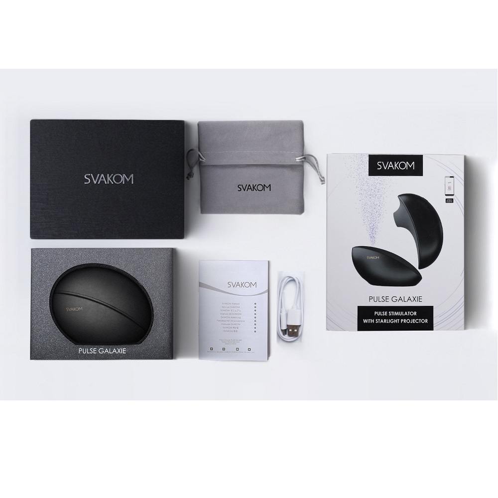 Svakom Galaxie Suction Vibrator with Mood Projector Midnight Black 18 Svakom Galaxie Suction Vibrator with Mood Projector Midnight Black - Image 17