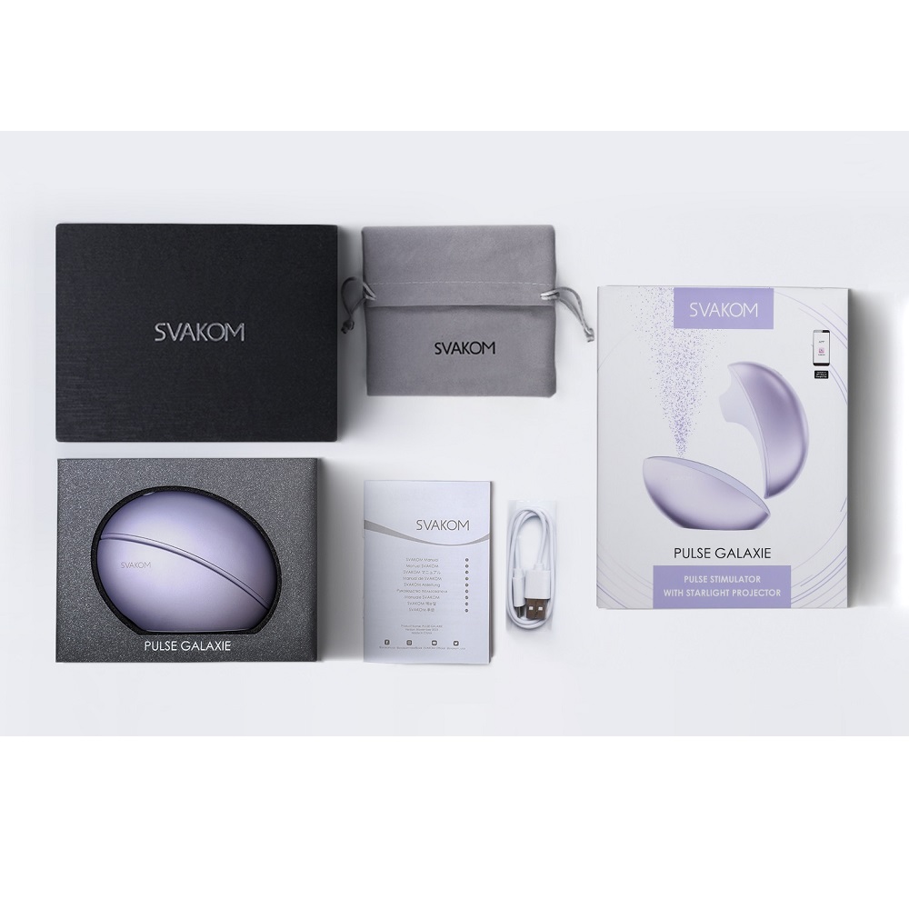 Svakom Galaxie Suction Vibrator with Mood Projector Metallic Lilac 17 Svakom Galaxie Suction Vibrator with Mood Projector Metallic Lilac - Image 16
