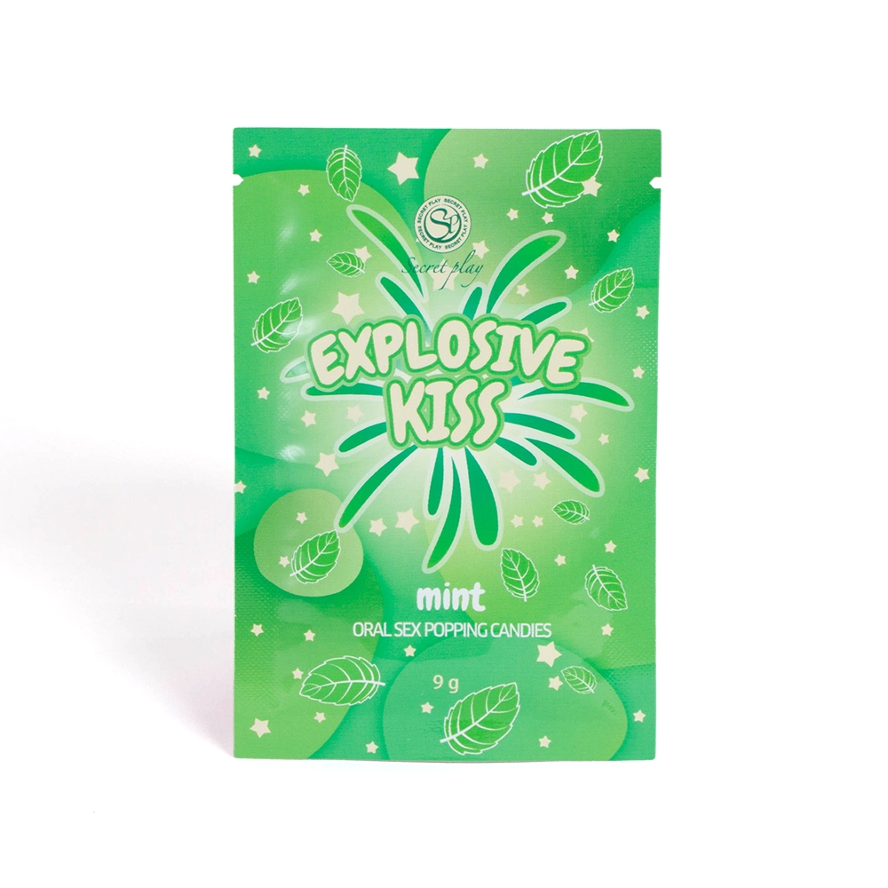 Explosive Kiss Popping Candies Mint Flavour 2 Explosive Kiss Popping Candies Mint Flavour - Image 1
