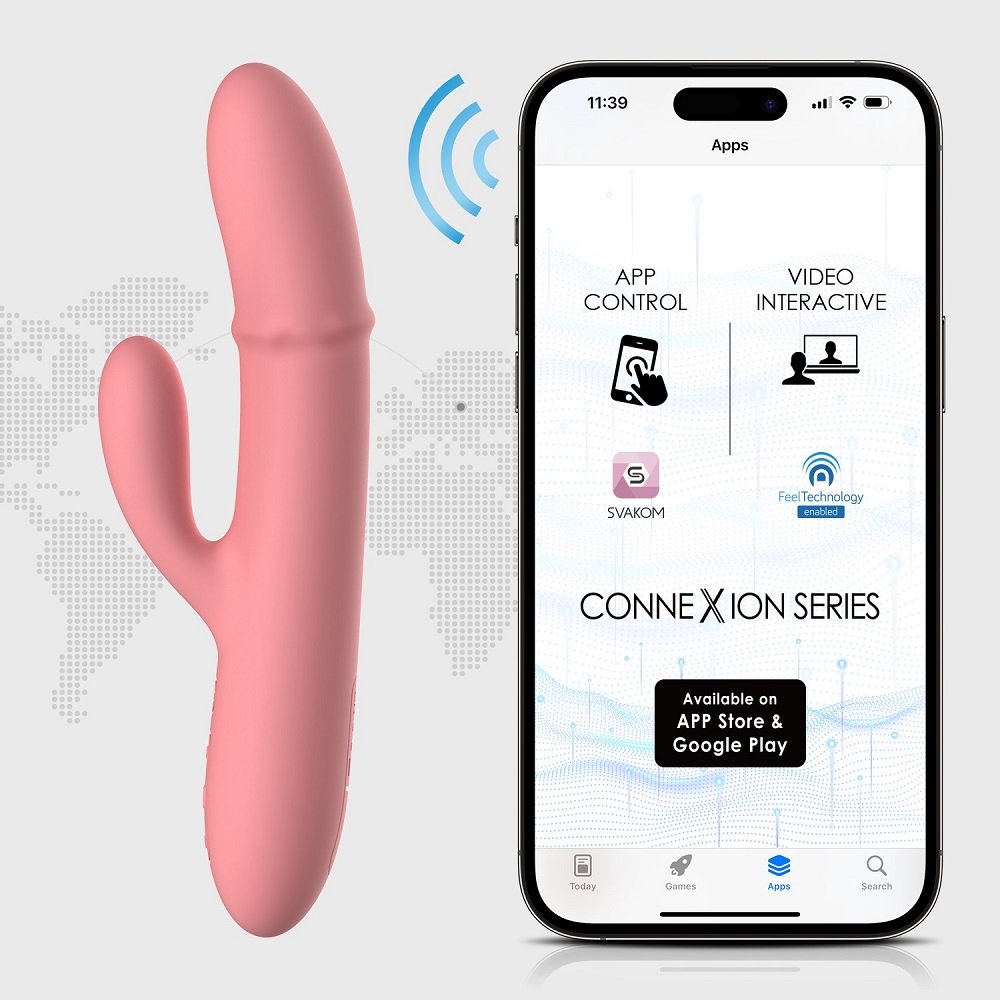 Svakom Mora Neo Interactive Rabbit Vibrator with Thrusting Beads 12 Svakom Mora Neo Interactive Rabbit Vibrator with Thrusting Beads - Image 11